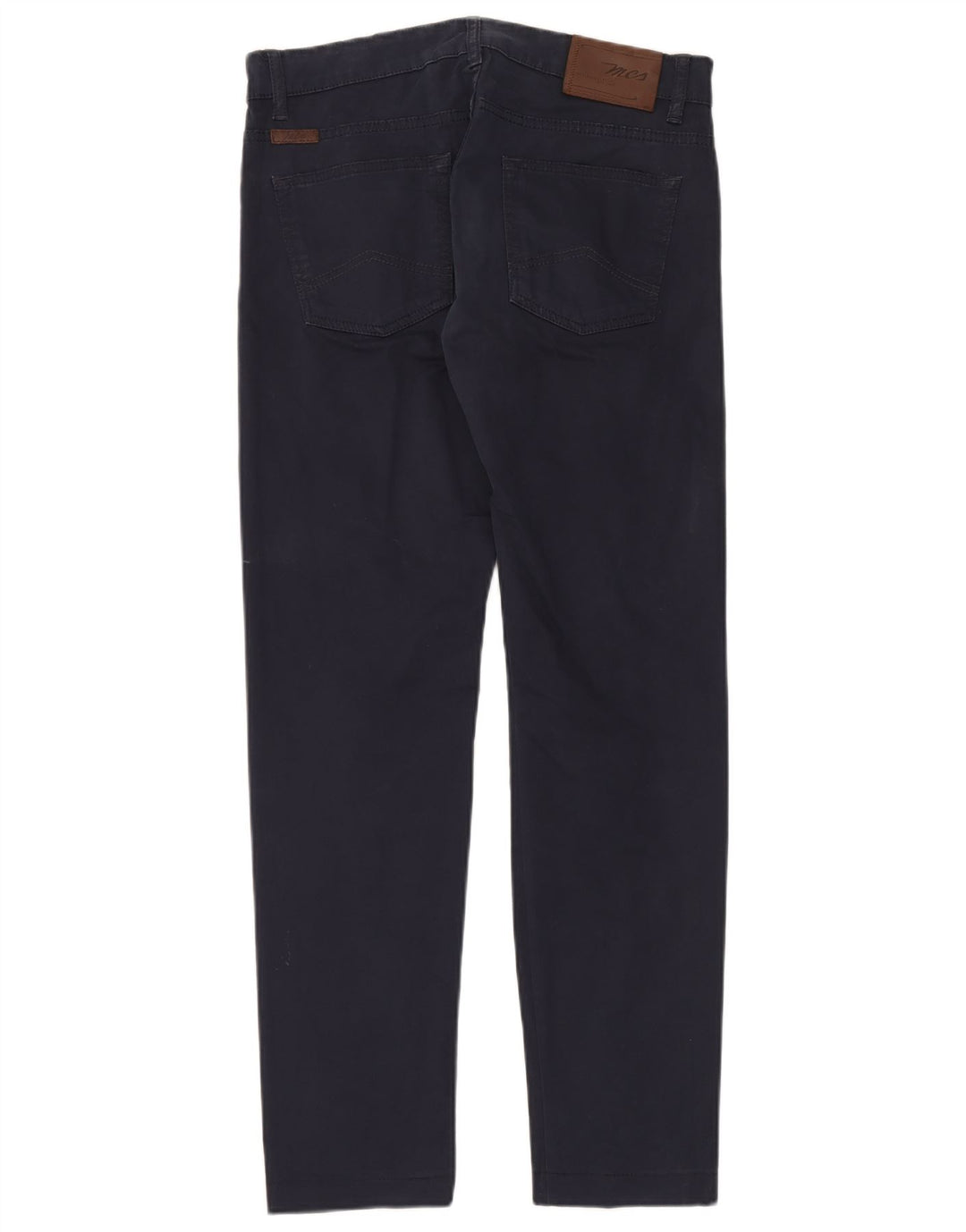 Męskie spodnie typu slim casual Marlboro Classics W32 L31 granatowe