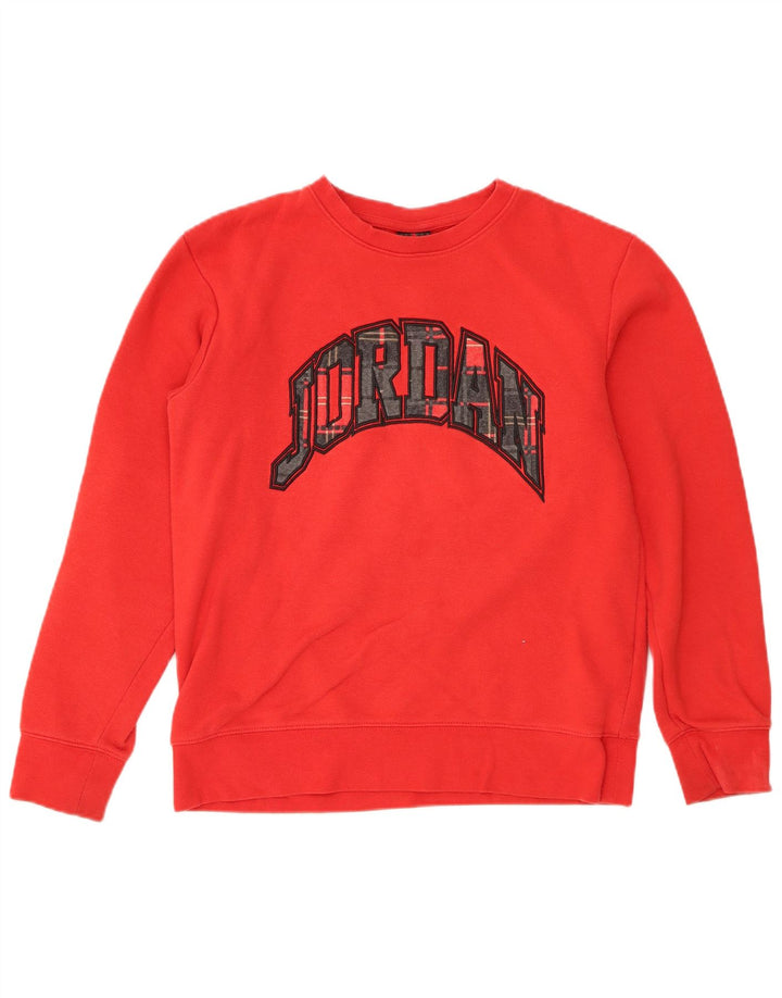 Chłopięcy sweter z grafiką Jordan 13-14 lat XL, czerwony