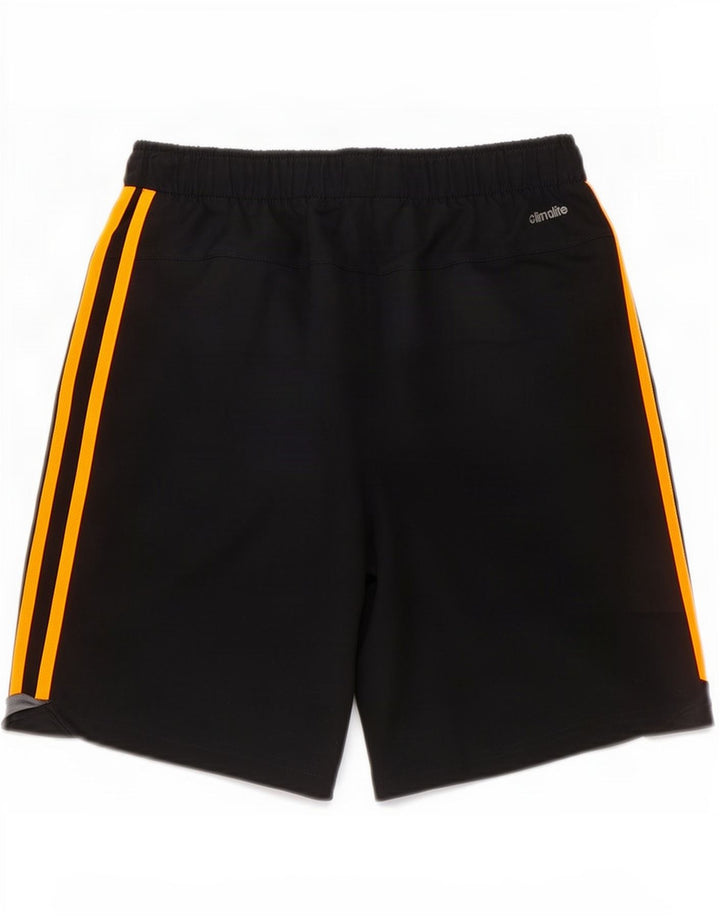 Męskie spodenki sportowe Adidas Climalite, małe, czarne, poliestrowe