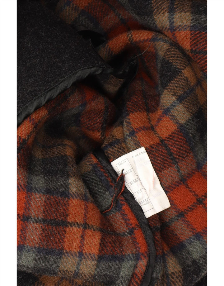 VINTAGE Męski budrysówka UK 46 3XL Szara wełna