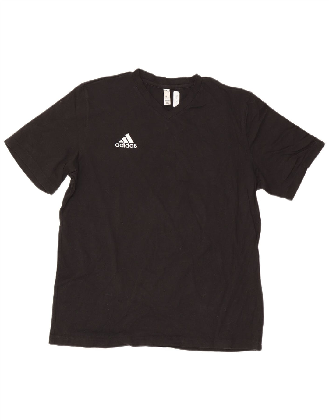Adidas Męski T-shirt Top Duży Czarny Bawełniany