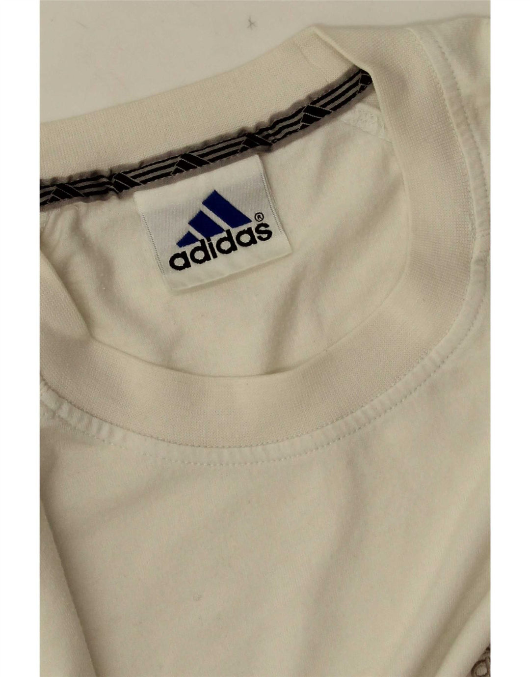 Adidas Męski T-shirt Top Duży Biały
