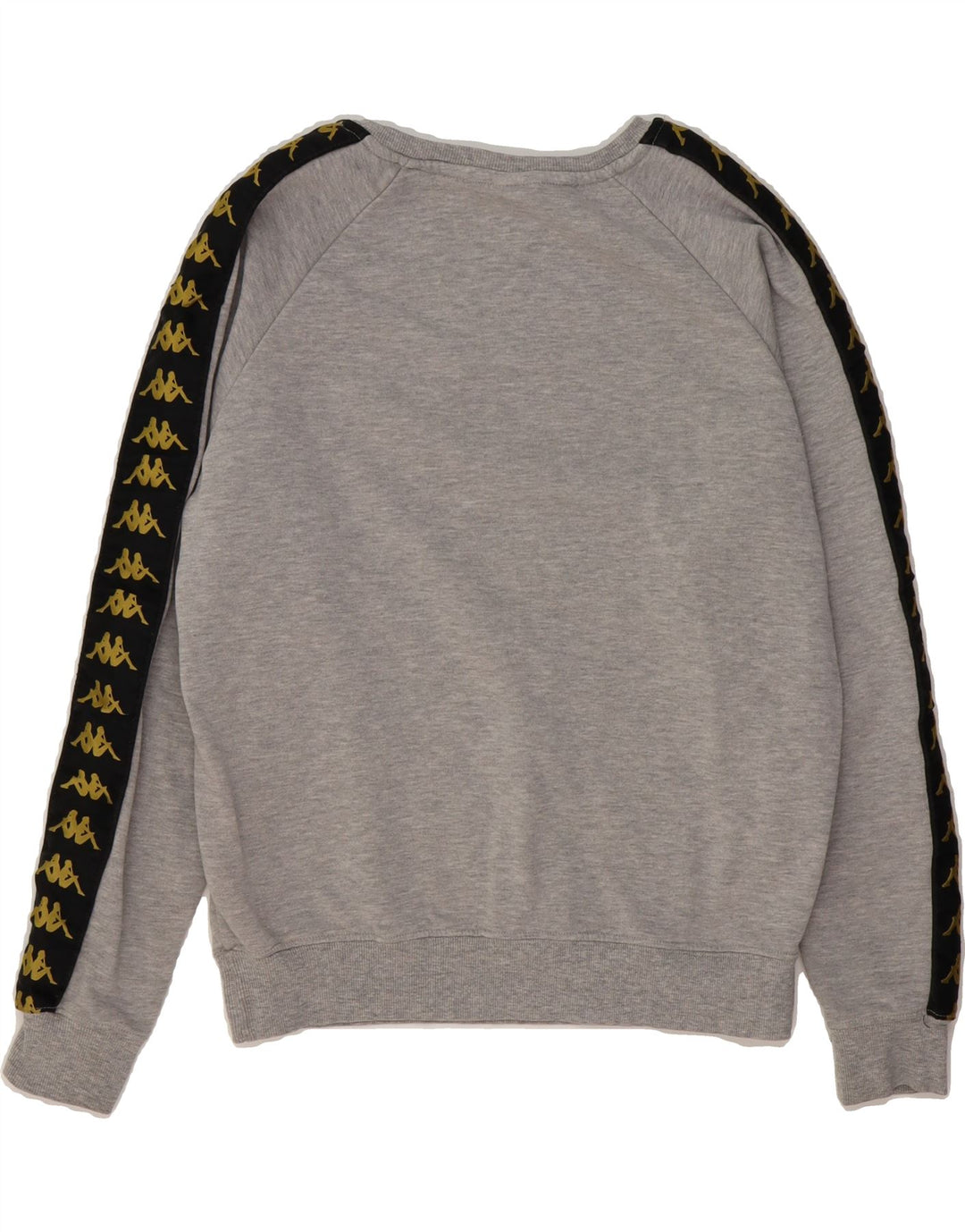 KAPPA Womens Graphic Sweatshirt Jumper UK 14 Medium Grey Cotton Vintage Kappa and Second-Hand Kappa from Messina Hembry 