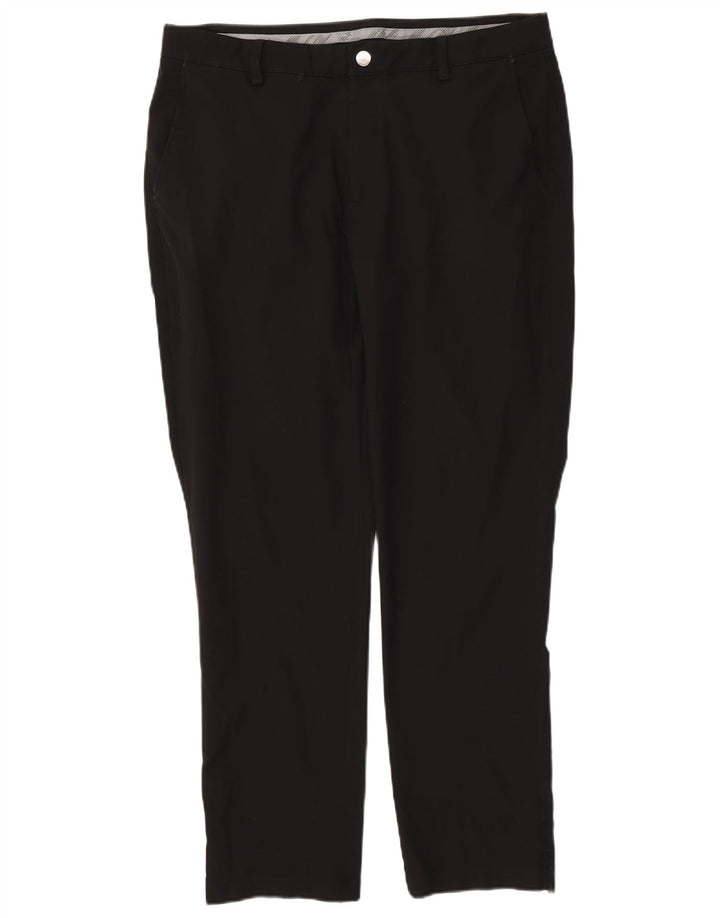 Męskie spodnie typu slim chino PUMA W36 L32 czarny poliester