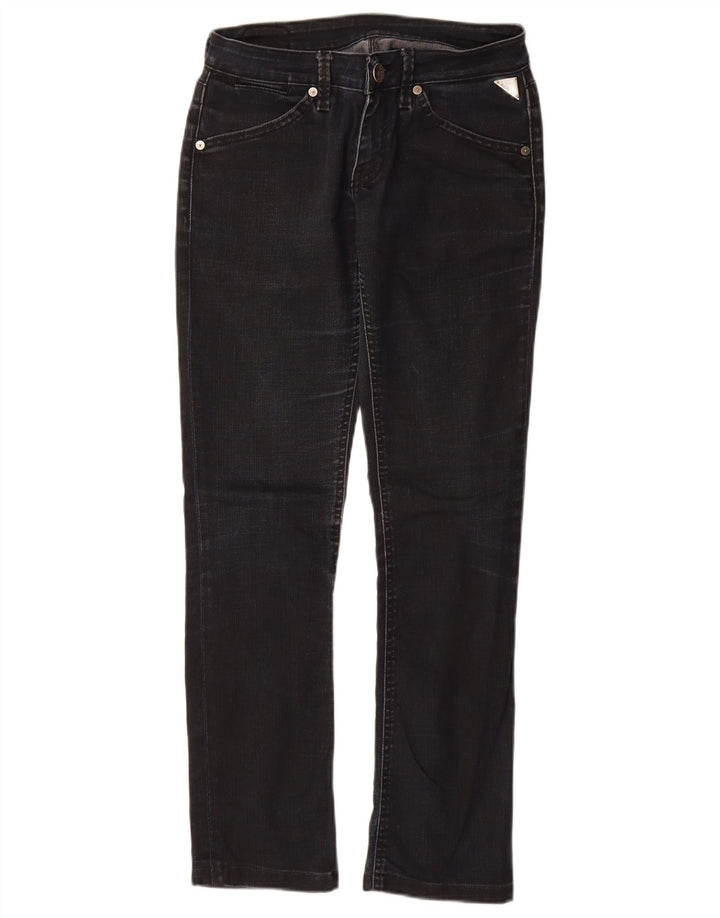 Damskie jeansy Skinny Replay W27 L29 granatowe