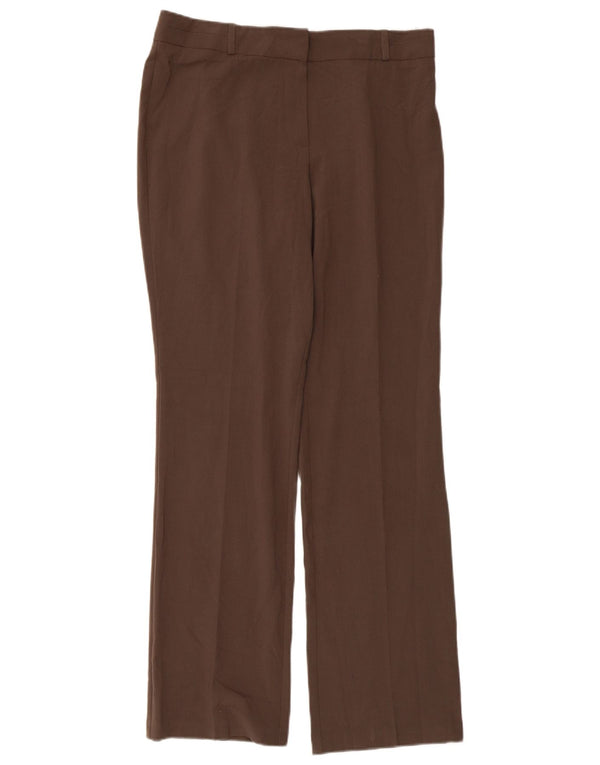 Spodnie damskie Marks & Spencer Straight Casual UK 12 Medium W32 L31 Brązowe