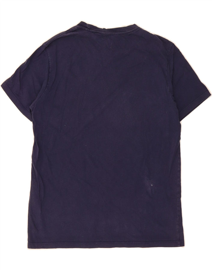 LEVI'S Mens Standard Graphic T-Shirt Top Medium Navy Blue Cotton Vintage Levi's and Second-Hand Levi's from Messina Hembry 