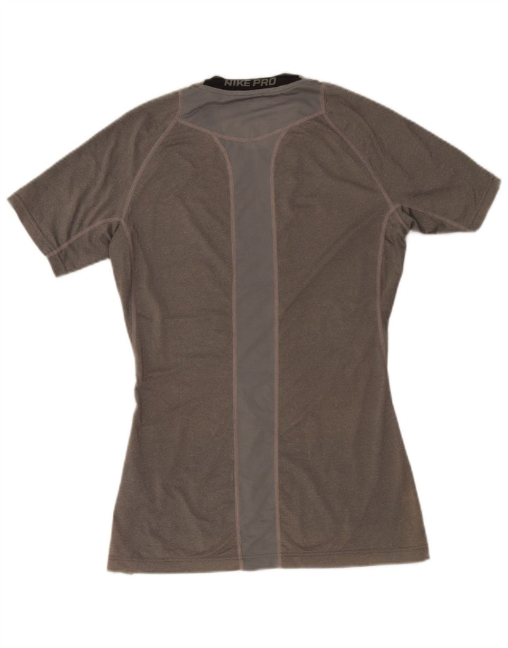 T-shirt damski Nike Dri Fit Top UK 14, duży, szary poliester