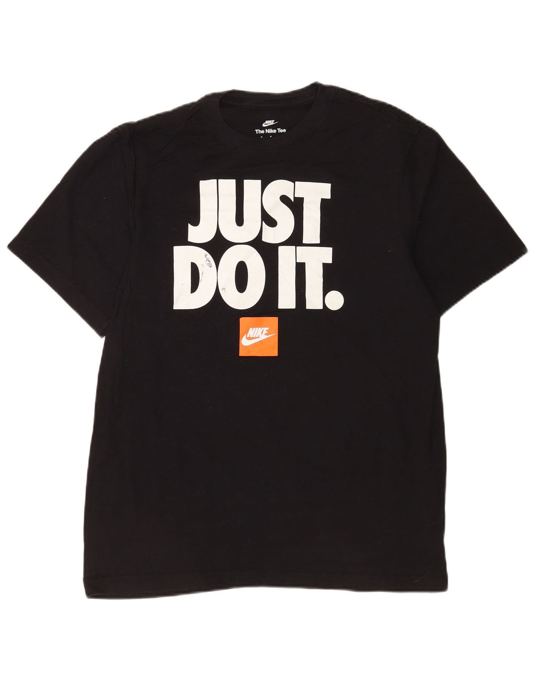 Męski T-shirt z grafiką Nike, średni czarny, bawełniany