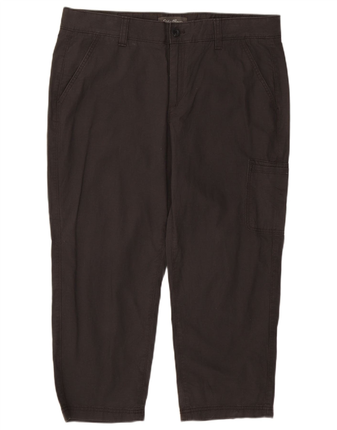 Spodnie damskie EDDIE BAUER Straight Cargo US 14 XL W36 L23 Szare