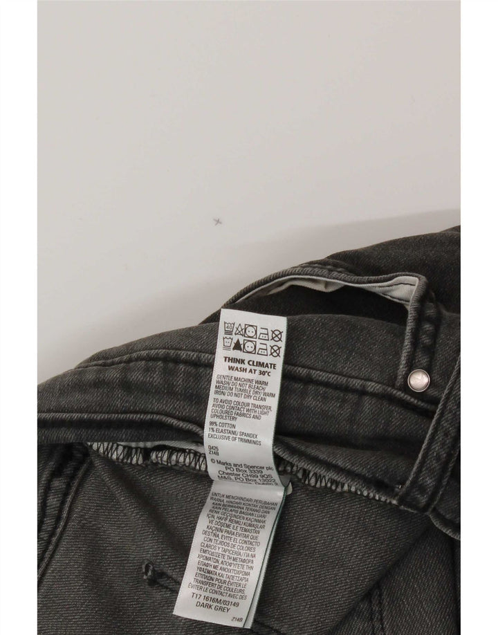 Marks & Spencer Męskie proste dżinsy W32 L29 Szara bawełna