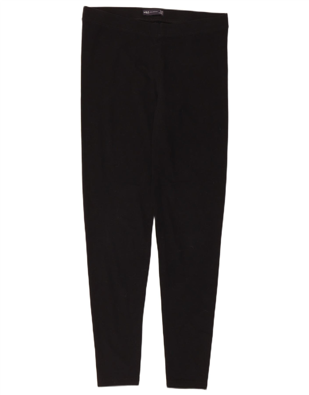 Legginsy damskie Marks & Spencer UK 12, średnie, czarne, bawełniane