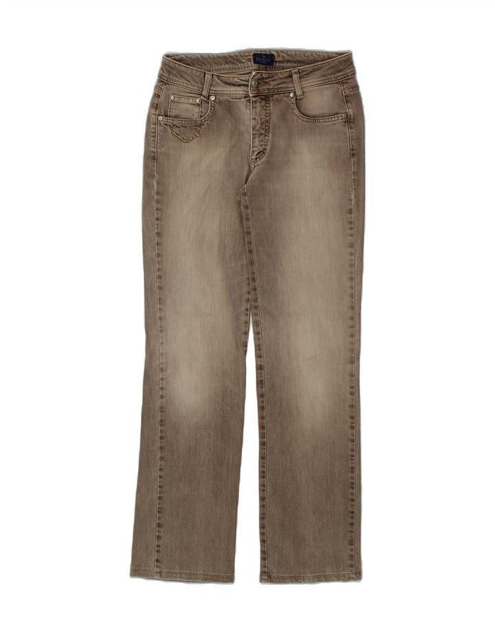 TRUSSARDI Womens Straight Jeans W28 L31 Grey Cotton Vintage Trussardi and Second-Hand Trussardi from Messina Hembry 