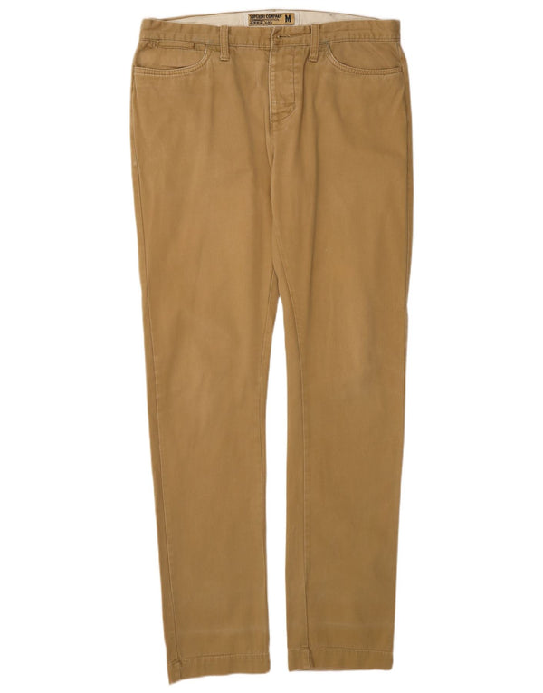 Superdry Męskie spodnie casualowe slim fit, średnie W32 L32 Khaki