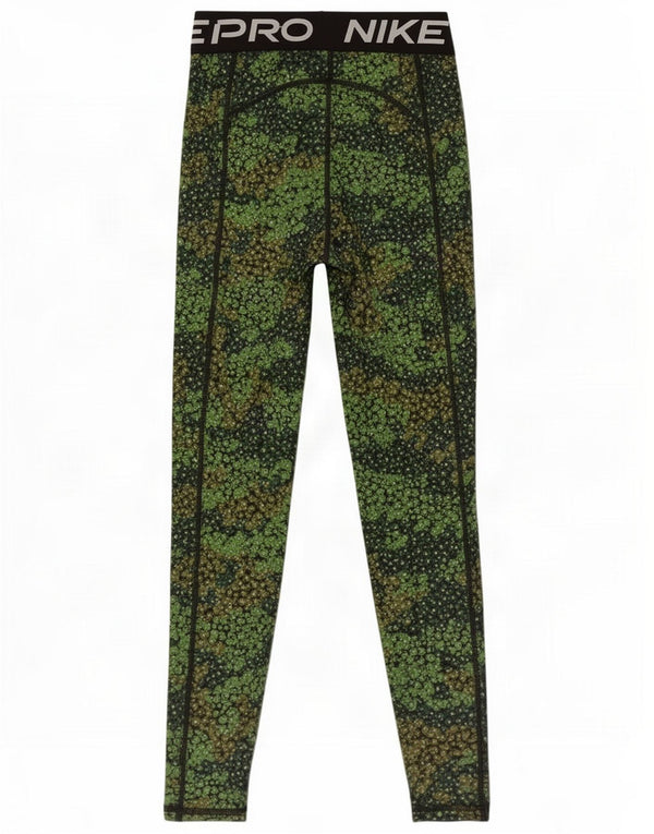 Damskie legginsy Nike Dri Fit Graphic UK 6 XS w zielonym kamuflażu