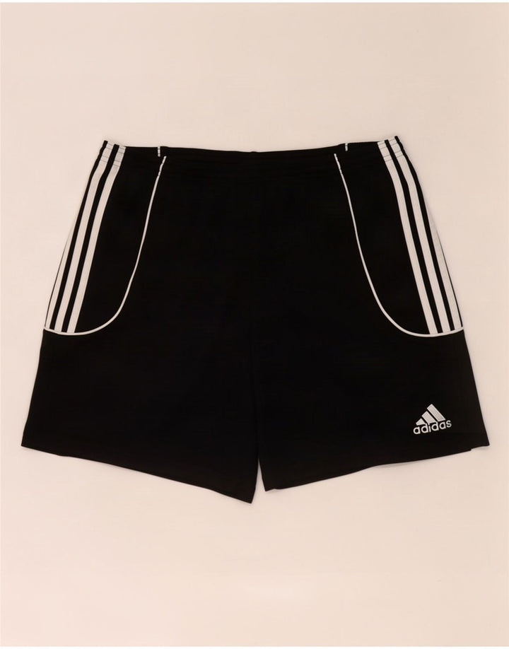 Męskie spodenki sportowe Adidas Climalite, duże, czarne, poliestrowe