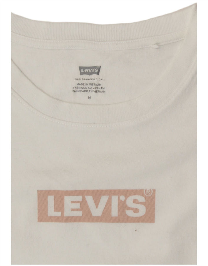 Damska koszulka z grafiką LEVI'S Top UK 12 Medium White