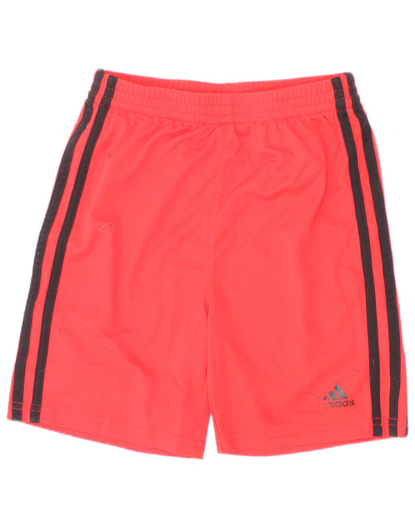 Spodenki sportowe Adidas dziewczęce 5-6 lat, czerwone, poliestrowe