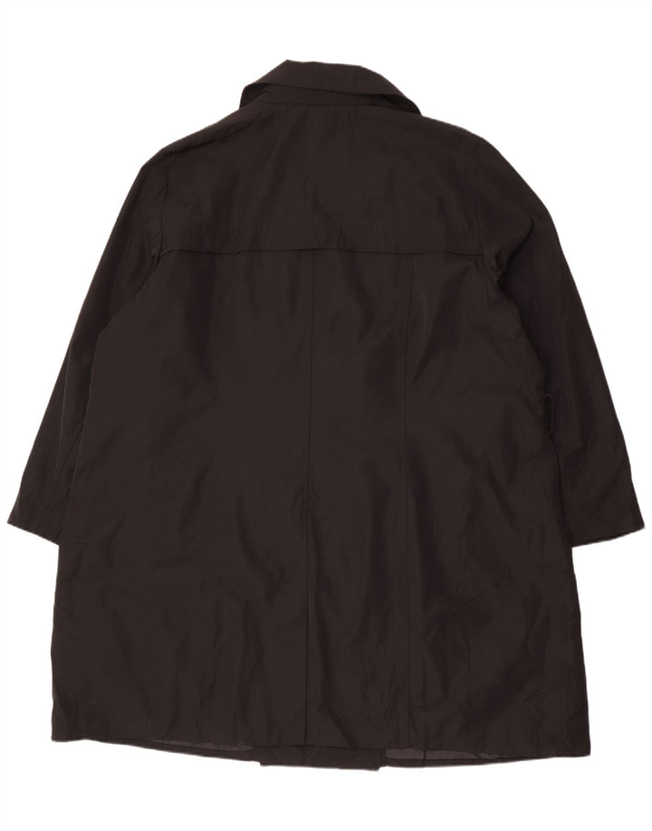 Marks & Spencer Damski trencz z autografem UK 24 4XL Czarny poliester