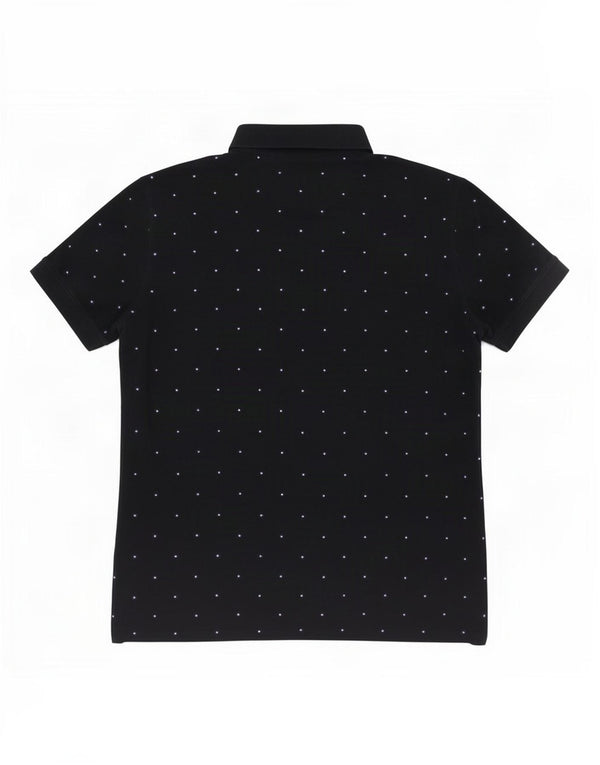 Męska koszulka polo Massimo Dutti, duża, granatowa w cętki