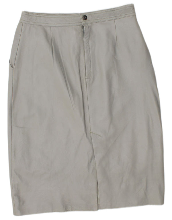 Vintage damska spódnica ołówkowa W28 średni szary