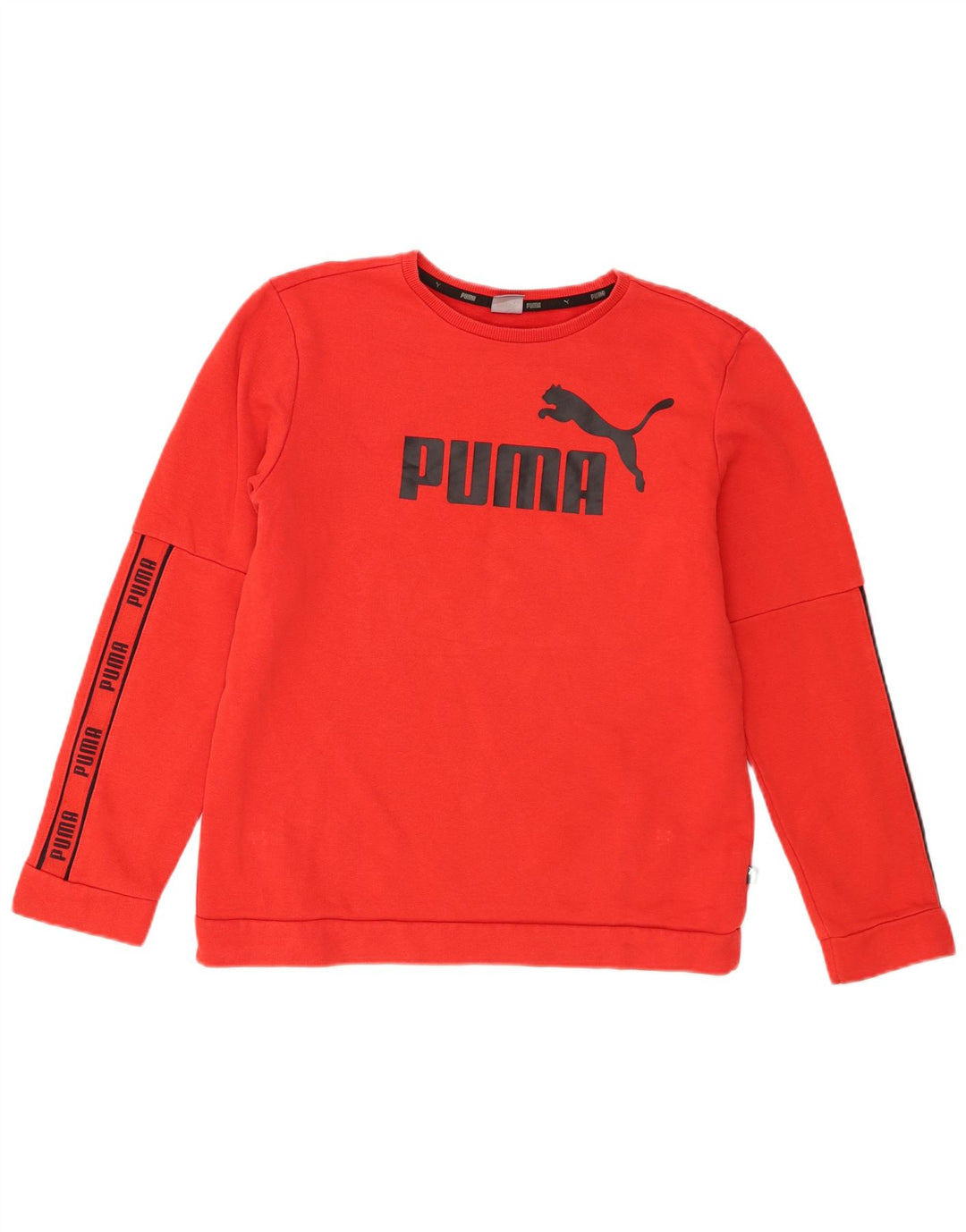 Chłopięca bluza z grafiką Puma, 15-16 lat, czerwona bawełna