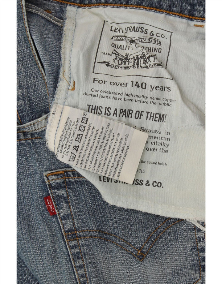 LEVI'S Womens Flared Jeans W30 L27 Blue Cotton