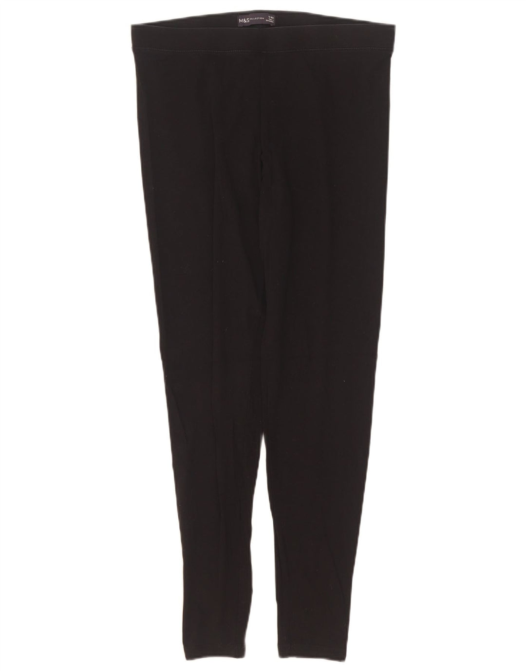 Legginsy damskie Marks & Spencer UK 12, średnie, czarne, bawełniane