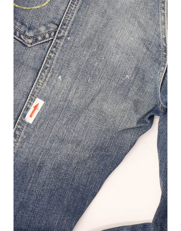 Vintage damskie jeansy Bootcut W28 L31 granatowe