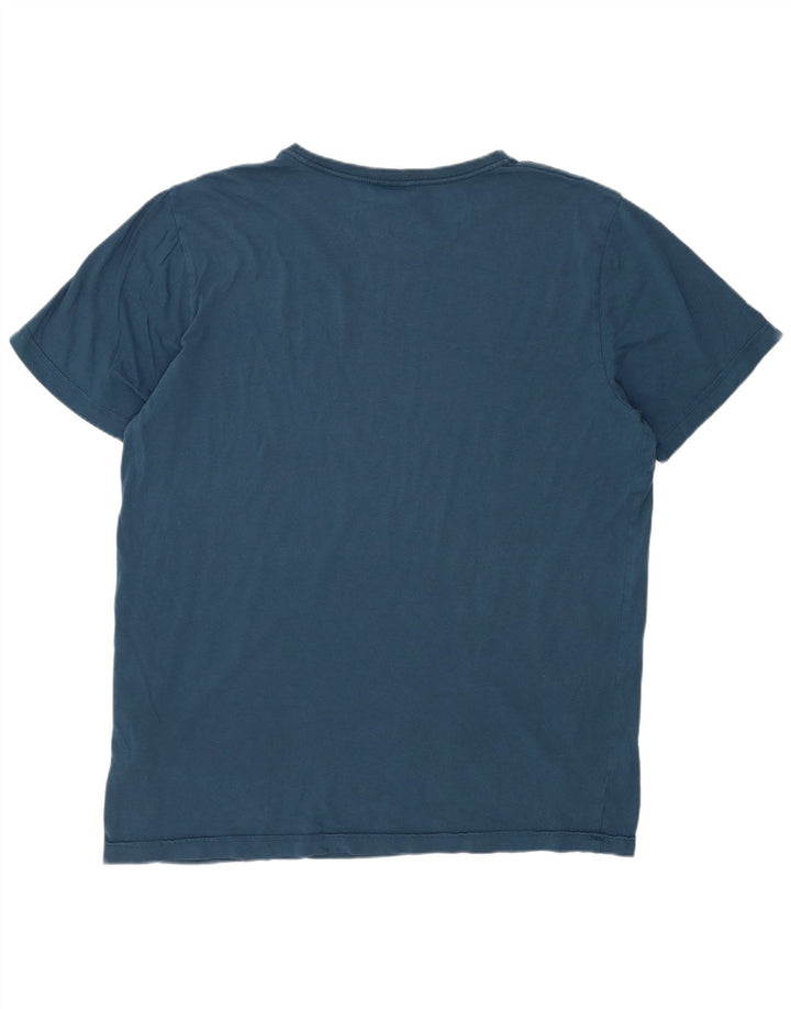 Męski T-shirt z grafiką Puma, duży, niebieski