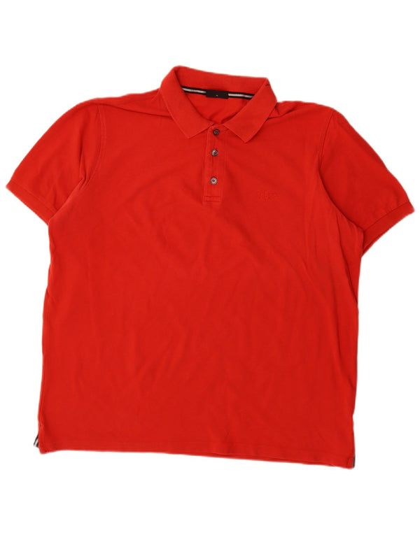 Męska koszulka polo Hugo Boss XL, czerwona, bawełniana