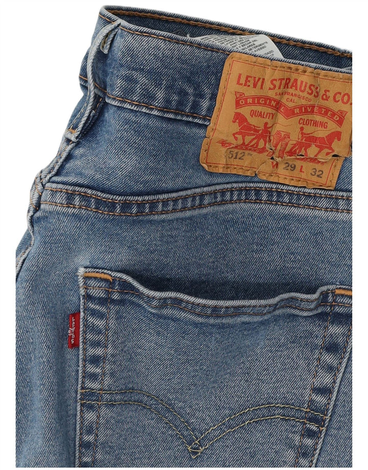 Męskie jeansy Levi's 512 Slim Tapered W29 L29 Niebieskie bawełniane