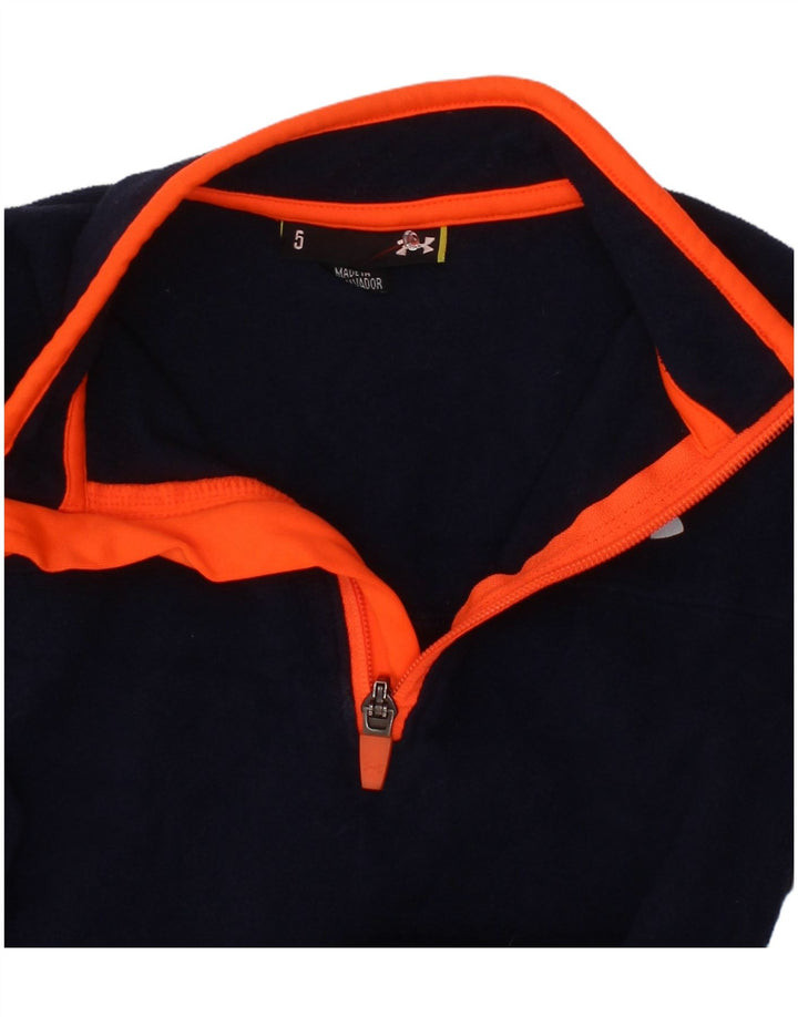 Chłopięcy sweter polarowy Under Armour z zamkiem błyskawicznym, 4-5 lat, granatowy, poliester