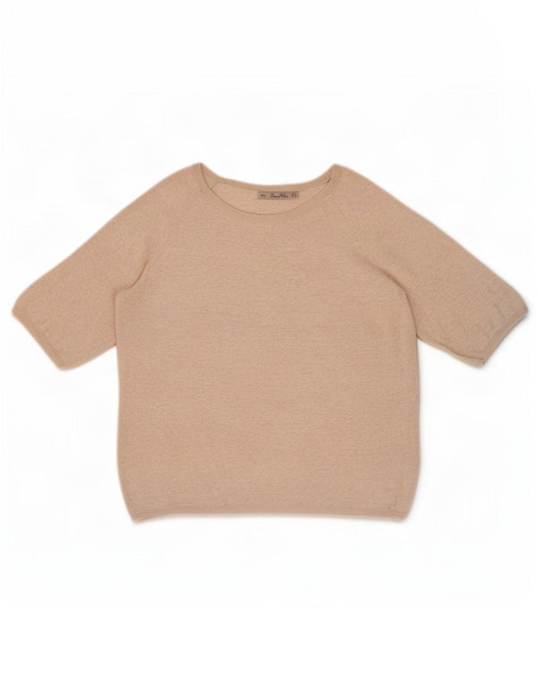 Damska bluzka oversize Zara Top UK 10 Small Beige