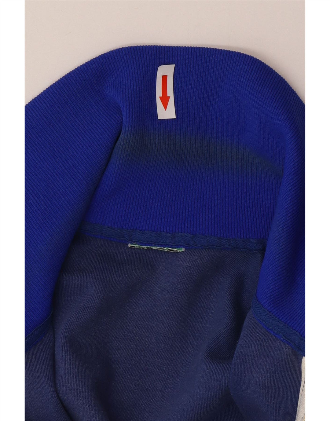 Kurtka męska dresowa w stylu vintage, duża, niebieska