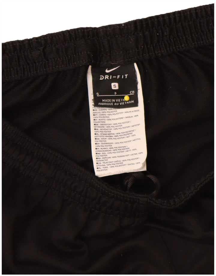 Męskie spodnie dresowe Nike Dri Fit, mały, czarny poliester z blokami kolorów