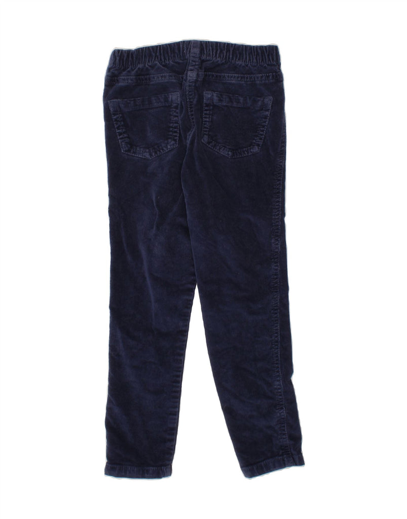 BODEN Girls Slim Corduroy Trousers 5-6 Years W20 L17 Navy Blue Cotton Vintage Boden and Second-Hand Boden from Messina Hembry 