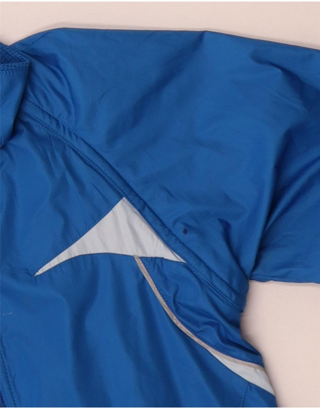 Damska kurtka przeciwdeszczowa Nike UK 10/12, poliester w kolorze średnioniebieskim