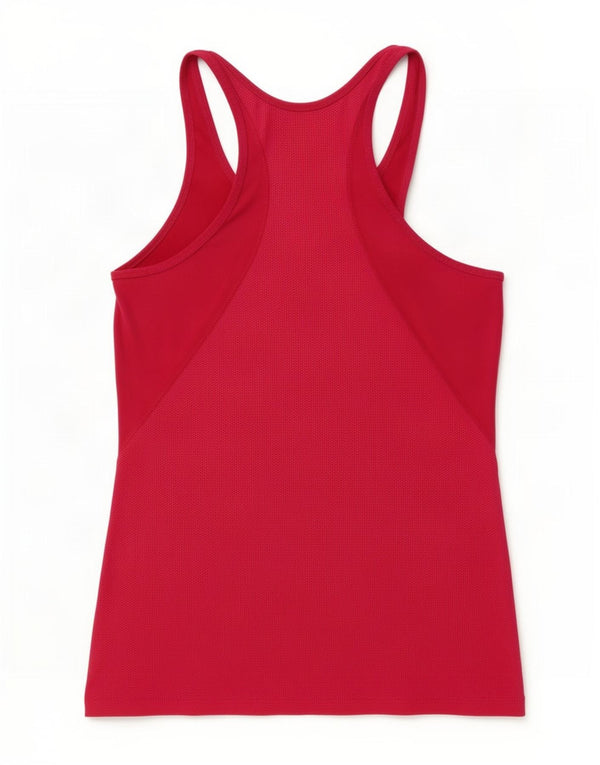 Damska kamizelka Nike Dri Fit Slim Graphic Top UK 10 Mały różowy poliester