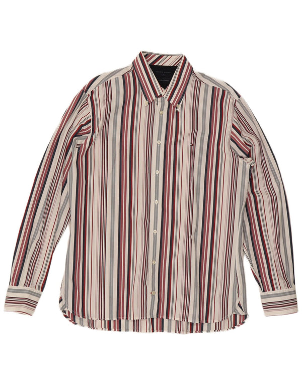 Koszula męska Tommy Hilfiger, duża, bawełniana w kolorowe paski