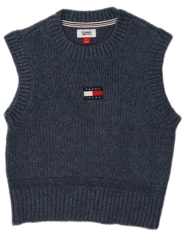 Damski podkoszulek Tommy Hilfiger Crop Vest UK 12 Średni granatowy nakrapiany