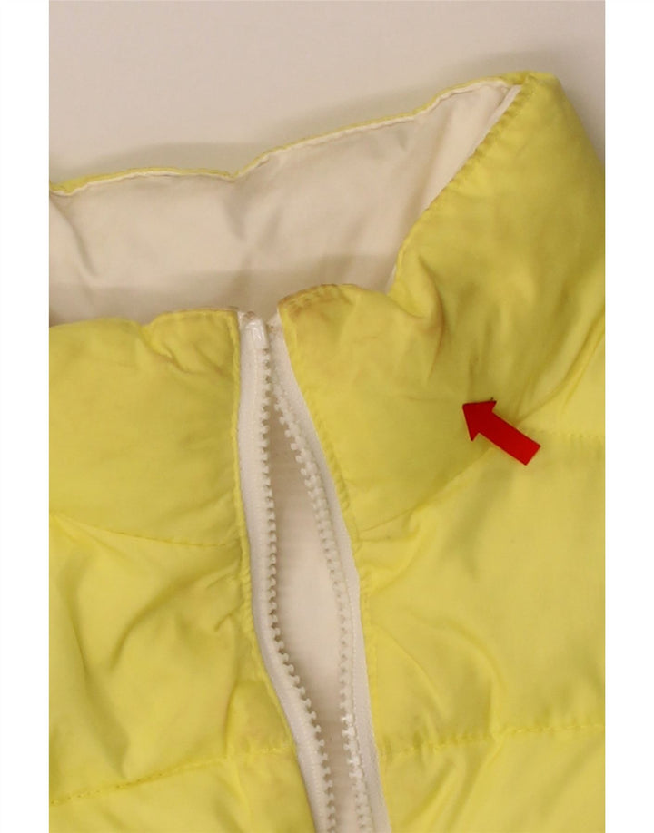 NORTH SAILS Womens Padded Gilet UK 6 XS Yellow Polyamide Vintage North Sails and Second-Hand North Sails from Messina Hembry 