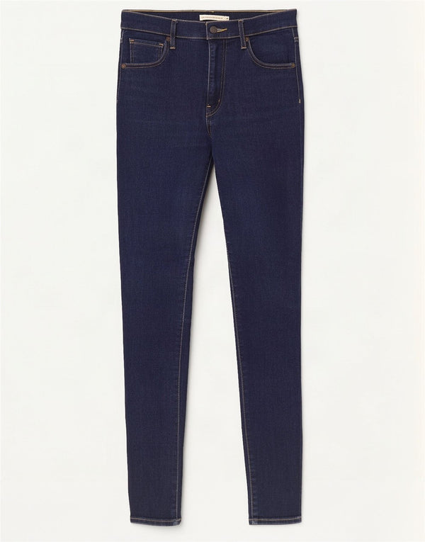 Damskie jeansy Levi's Mile High Super Skinny W29 L32 Granatowa bawełna