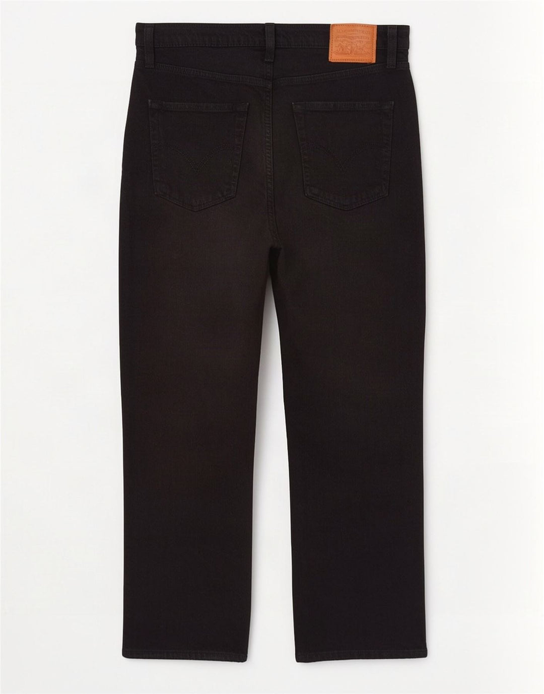 Damskie jeansy Levi's Ribcage Straight W29 L27 Czarne bawełniane