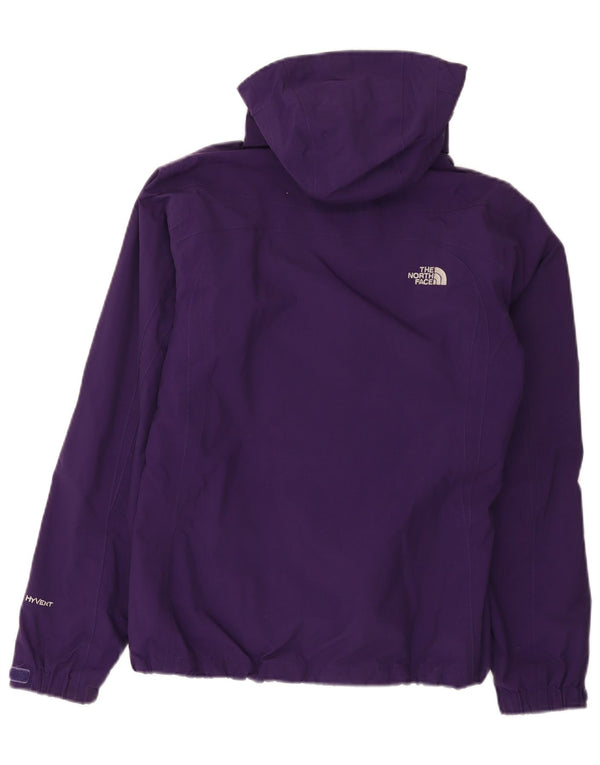 Damska kurtka wiatrówka z kapturem The North Face UK 10, mała fioletowa