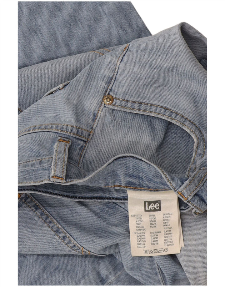 Damskie jeansy Lee Slim W31 L34 Niebieskie bawełniane
