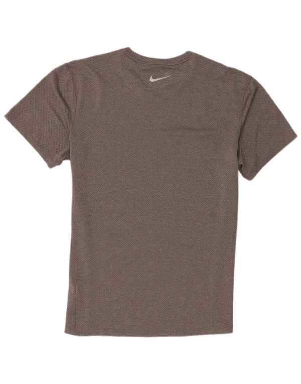 Męski T-shirt Nike Dri Fit, duży, szary, poliestrowy