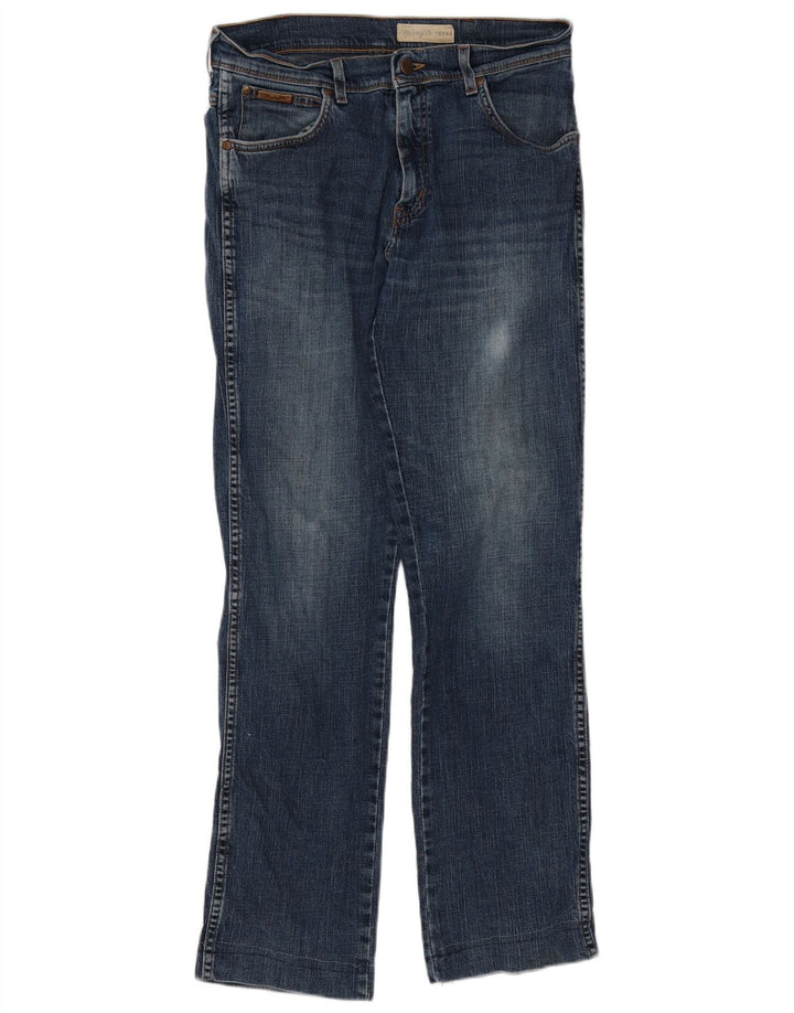 Męskie jeansy Wrangler Texas Straight W32 L34 Niebieskie, bawełniane