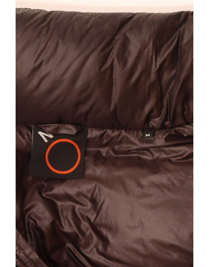 Męska ocieplana kurtka z kapturem Aspesi UK 38 Średni brązowy nylon