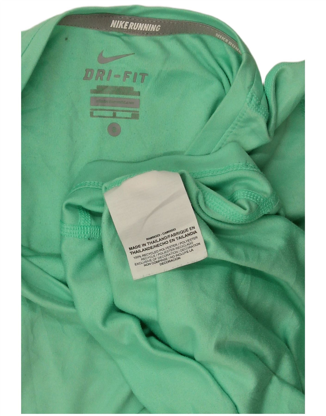 Damska koszulka NIKE Dri Fit Top UK 10, mała, zielona, poliester